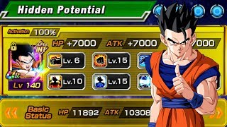 I'M SO IMPRESSED! 100% [EZA] INT Ultimate Gohan Showcase | DBZ Dokkan Battle