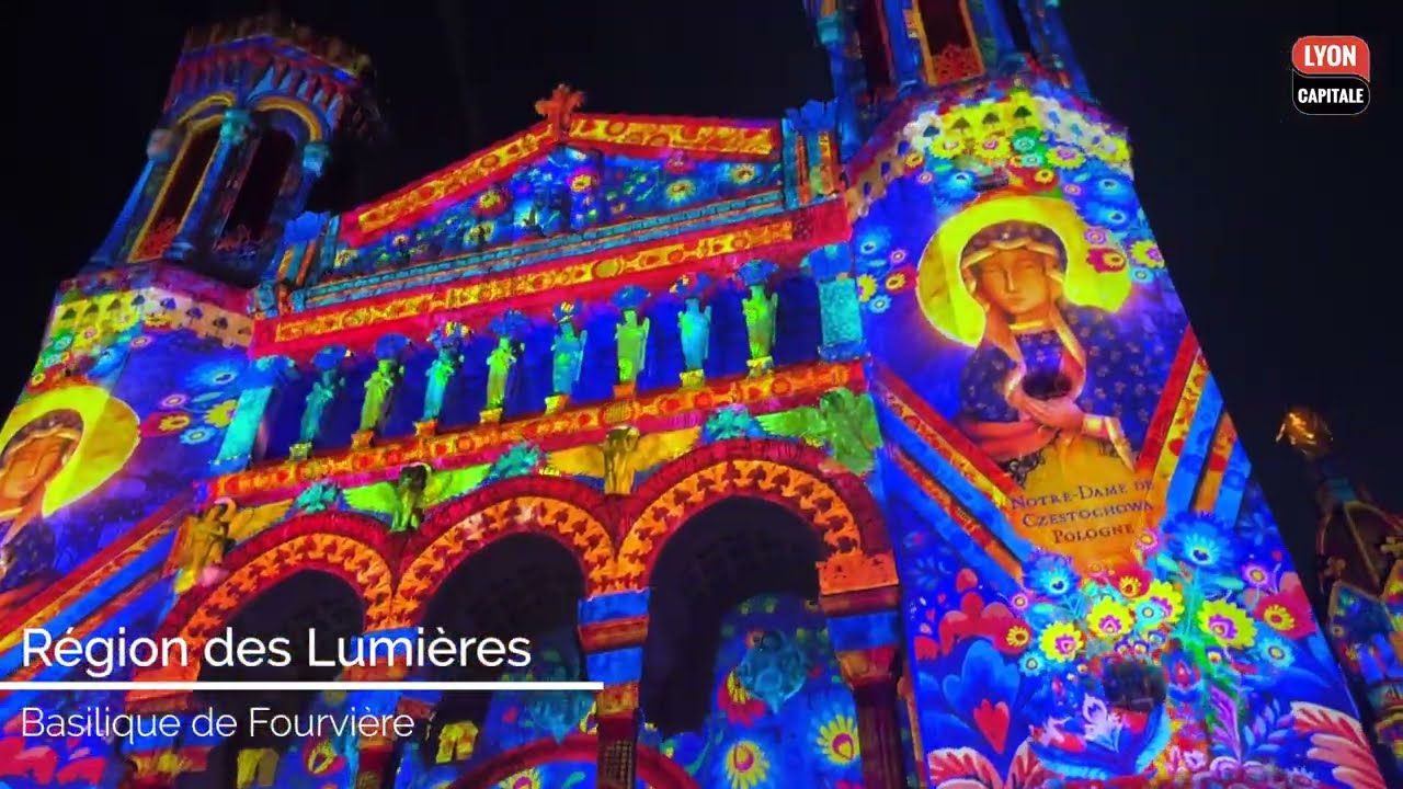 La vidéo de la Fête des Lumières de Lyon 2025