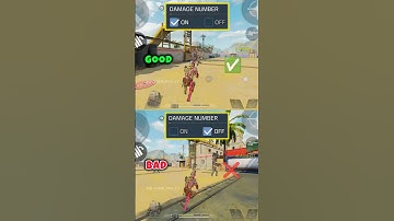 ✅ Damage Number Setting in CODM BR 🔥💯 Codmoible Tips and Tricks #shorts #codmbr #codmiphone