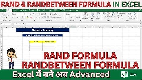 Excel RAND & RANDBETWEEN Functions Explained | Generate Random Numbers Easily in Excel #excel