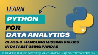 Python 08 | How to handle missing values in dataset | Missing values Pandas | fillna, dropna,replace