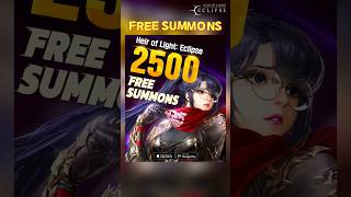 2,500 FREE SUMMONS #heiroflighteclipse #mobilegame #gacha screenshot 5