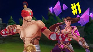 gramy z botem Lee Sin + Taric (RANK1)