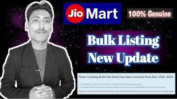 jio mart new listing update | jio mart bulk listing new update | jio mart shopping listing update