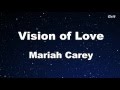 Vision of love  mariah carey karaoke no guide melody instrumental