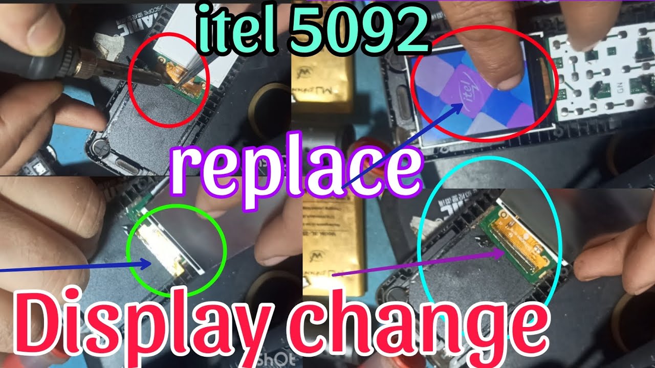 itel 5092 display screen replace change#5092 itel screen change - YouTube