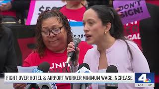 Hotels, airlines trying to stop minimum wage hike for tourism workers
