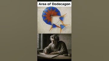 How to Find Area of Dodecagon | Geometry Shorts 📐 #shorts #maths