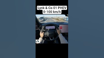 2025 Lynk & Co 01 Plug-in Hybrid 276 hp 0-100 km/h Acceleration #lynkco #lynkco01 #acceleration
