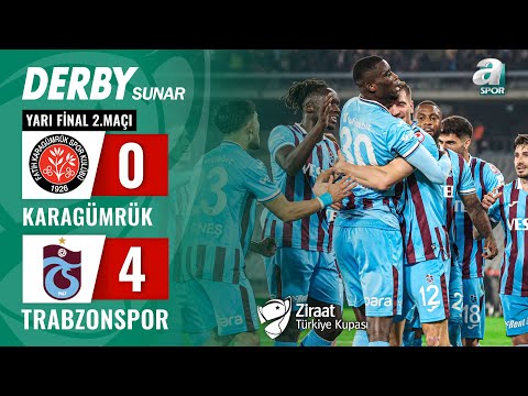 Fatih Karagümrük 0-4 Trabzonspor MAÇ ÖZETİ (Ziraat Türkiye Kupası Yarı Final 2. Maçı) / 08.05.2024