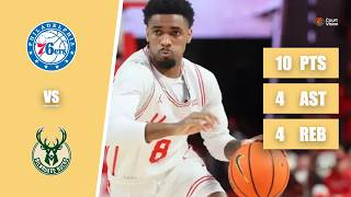 SL - Mylik Wilson - 10 Points, 4 Assists, 4 Rebounds vs Bucks - 2026 Summer League
