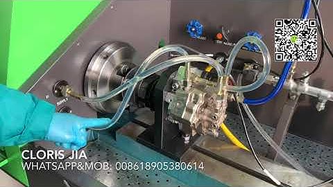 New System!!  CR718 common rail test Bench ---CR pump testing