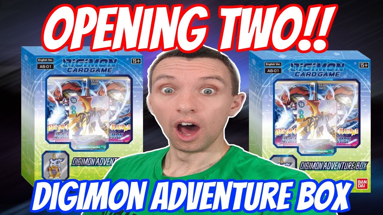 Opening 2 Digimon Adventure Boxes - YouTube