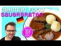 SAUERBRATEN for the first time [ German Food ]