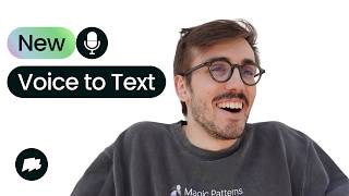 Prompting with your voice is the fastest way to prompt