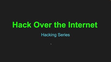 How hackers hack any computer over the internet using payload.