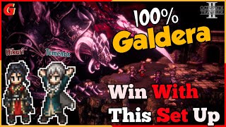 EASY 100% Galdera Secret Boss Guide - No Damage - Octopath traveller 2
