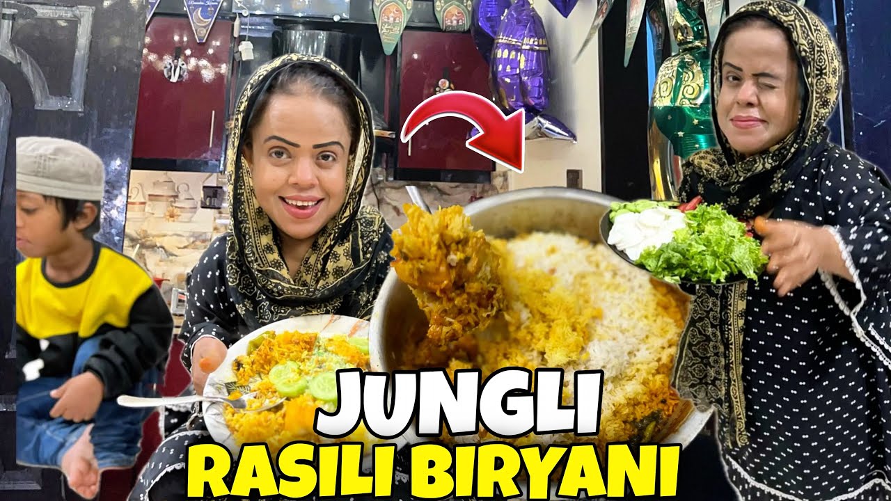Jungli Rasili Biryani 3rd Sahari To Iftar | Sanobar Choti vlog 
