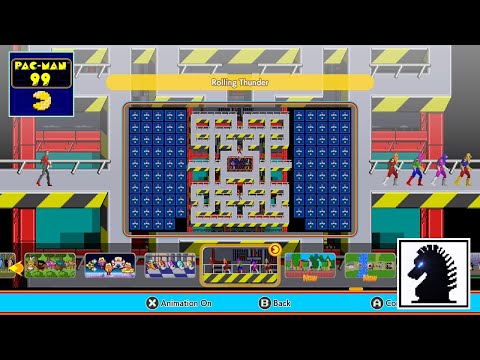 PAC-MAN 99 Rolling Thunder Theme Gameplay 