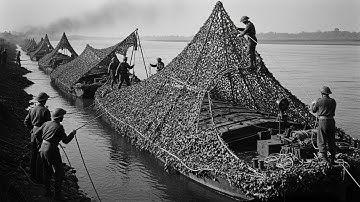 How Britain Turned River Barges Into Camouflage Platforms — And German Recon Missed Entire Convoys
