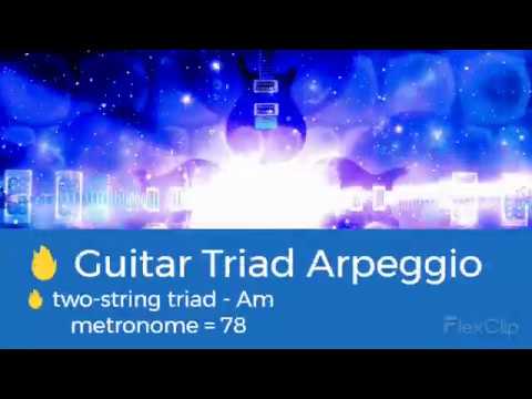 guitar-triad-arpeggio-🎬-am-🎬-first-two-string-triad-part