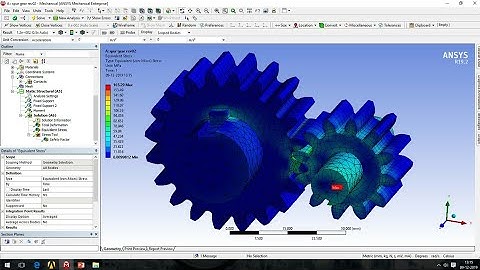 Ansys tutorial spur gear analysis
