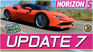 Forza Horizon 5 UPDATE 7! NEW CARS + Horizon Tour S2 (FH5 Update 7 Live Stream)