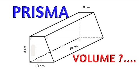 VOLUME PRISMA alas bentuk trapesium