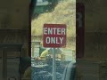 Enter only sign