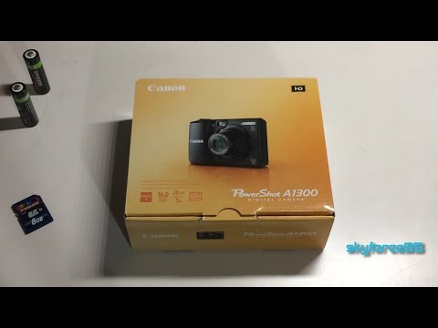 Canon PowerShot A1300 Camera Unboxing