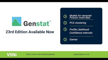 Discover the power of Genstat 23
