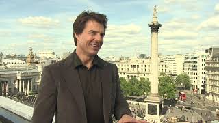 Tom Cruise on (not) landing a helicopter on Trafalgar Square