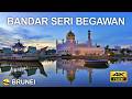Bandar Seri Begawan 🇧🇳 Brunei – 4K Walking Tour | Downtown, Kampong Ayer & Gadong Night Market