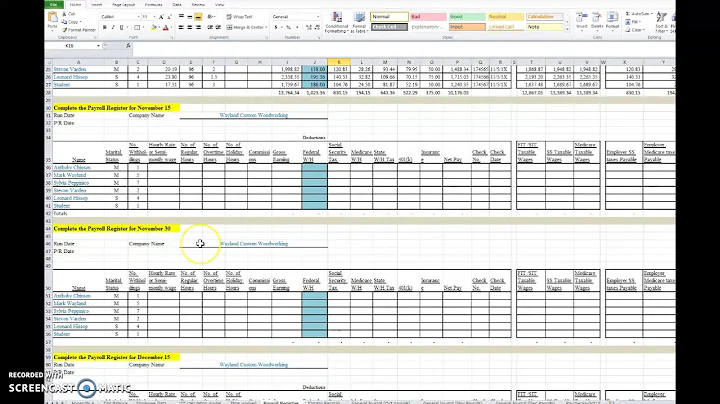 Comprehensive Payroll Project