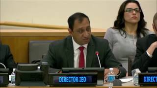 UNDP Executive Board session on Joint Assessment of Institutional Effectiveness of UNDP