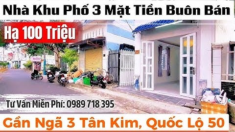 💥 Hạ Thêm 100Tr, Nhà Phố Mặt Tiền Kinh Doanh Khu Phố 3, T.T. Cần Giuộc | Trợ Lý Nhà Đất Văn Trần 🔥