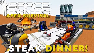 Space Engineers APEX SURVIVAL Update Preview - The Quest for STEAK DINNER! 🍽️