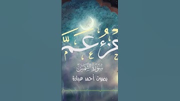 سورة الشمس أحمد عيادة|جزء عم كامل