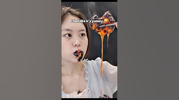Lava Mukbang 😱 #shorts