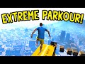 EXTREME PARKOUR! GTA 5 Funny Moments : Olli43 vs Geo23 Episode 46