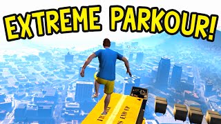 EXTREME PARKOUR! GTA 5 Funny Moments : Olli43 vs Geo23 Episode 46