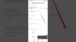 Mi Earbuds headphone setting on redmi note 8 screenshot 4