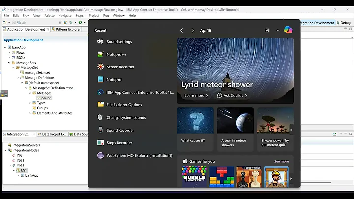 IBM Integration Bus IIB Message Set