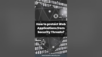 How to protect Web Applications from Security Threats? #cybersecurity #webapplicationsecurity #cyber