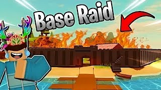 They FORCED me to give DARKSTEEL! So I RAIDED them! (Roblox Survival Game)