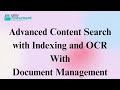 Advanced Content Search with Indexing & OCR | Easy Document Management System