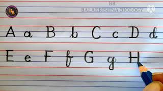 PRINT SCRIPT FOR BEGINNERS FOR NEAT AND CLEAN WRITING