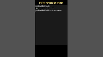 How to delete remote git branch #git #gittutorial #devops #gitlab #versioncontrol #linux #viral