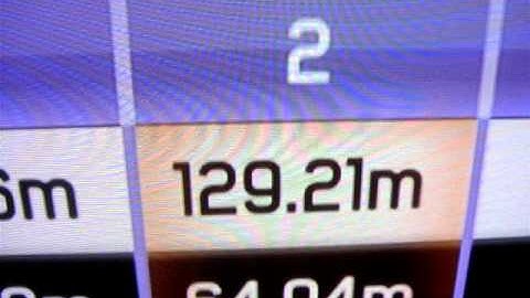 New Kinect Javelin World Record **129.21**