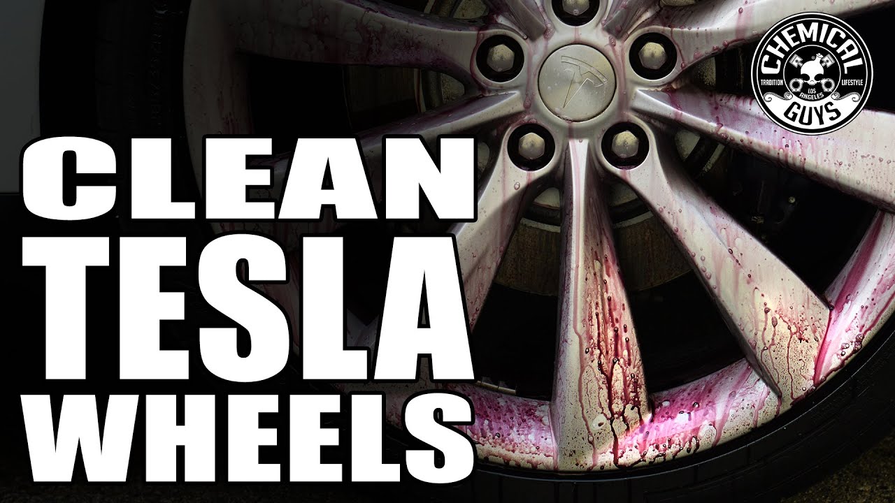 How To Clean Your Tesla Wheels Chemical Guys DeCon Pro YouTube